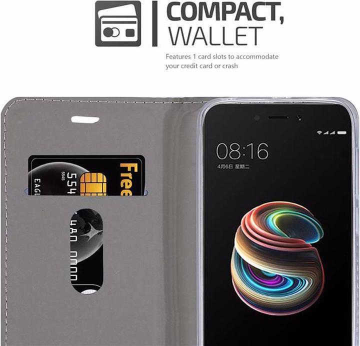 Produktbild Cadorabo Book Jeans Optik Cover (Xiaomi Redmi 5A)