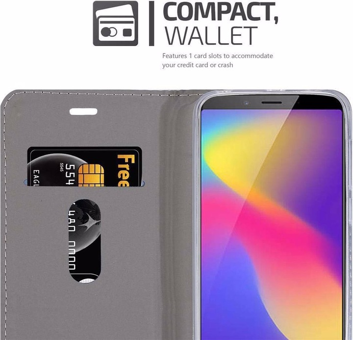 Produktbild Cadorabo Book Jeans Optik Cover (ZTE Nubia N3)