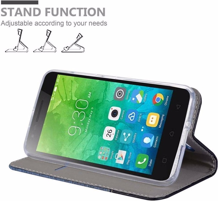 Actual product image Cadorabo Book Jeans Optics Cover (Lenovo C2)