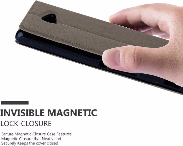 Actual product image Cadorabo Book with View double window cover (Sony Xperia M2, Sony Xperia M2 Aqua)