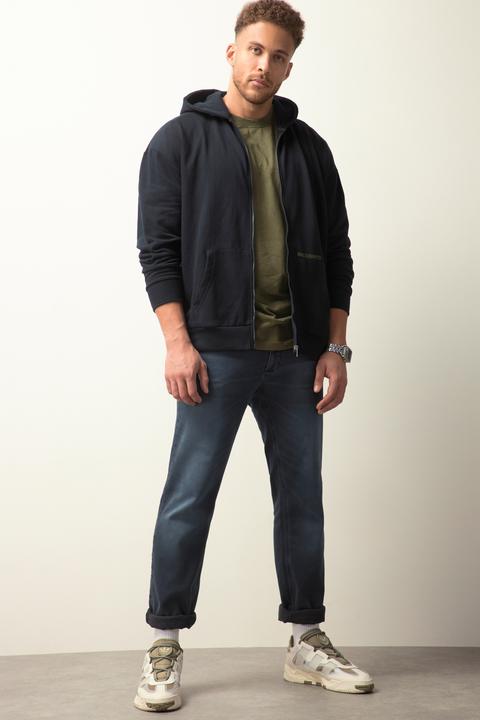 Immagine prodotto Sthuge Giacca in pile con cappuccio e stampe, fino alla tg. 8XL (5XL)