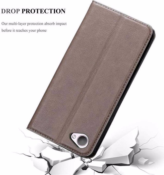 Produktbild Cadorabo Book Invisible Magnet Cover (HTC Desire 12)