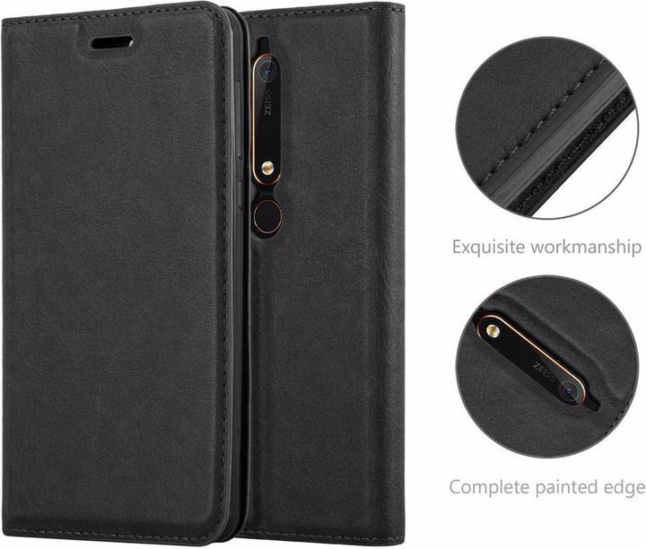 Actual product image Cadorabo Book Invisible Magnet Cover (Nokia 6.1)