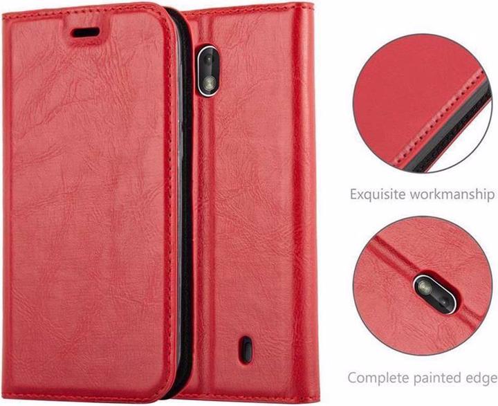 Actual product image Cadorabo Book Invisible Magnet Cover (Nokia 1)