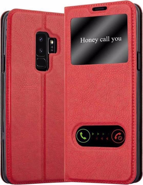 Actual product image Cadorabo Book with View double window cover (Samsung Galaxy S9+)