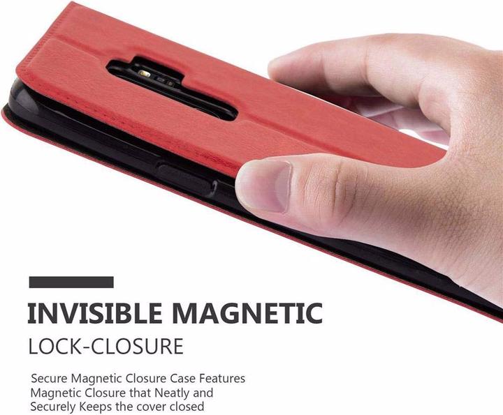 Actual product image Cadorabo Book with View double window cover (Samsung Galaxy S9+)