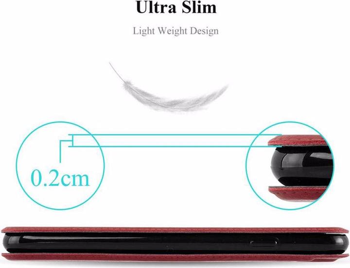 Actual product image Cadorabo Book with View double window cover (Samsung Galaxy S9+)
