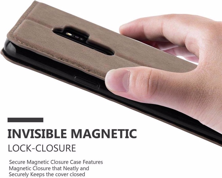 Actual product image Cadorabo Book Invisible Magnet Cover (Samsung Galaxy S9+)