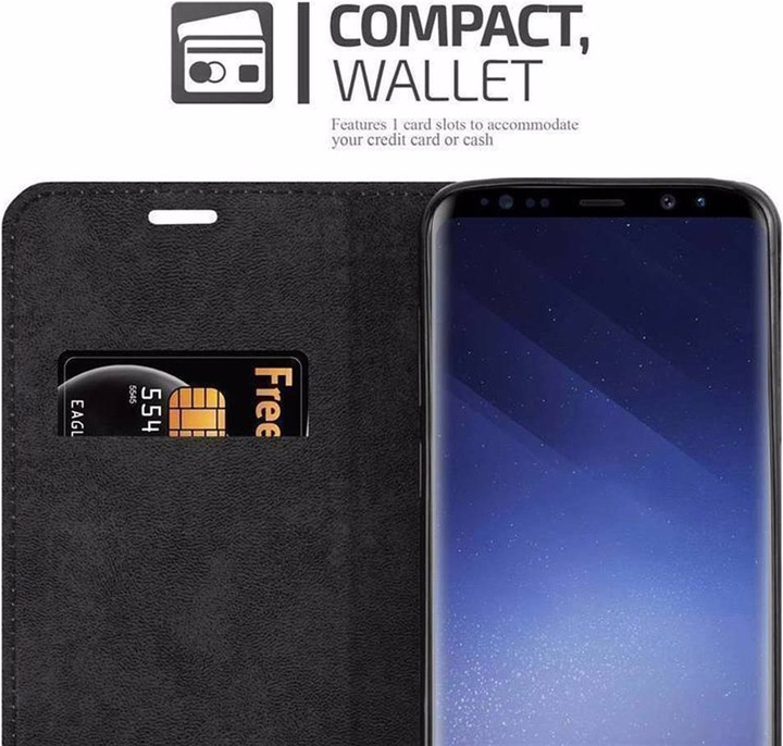 Actual product image Cadorabo Book Invisible Magnet Cover (Samsung Galaxy S9+)