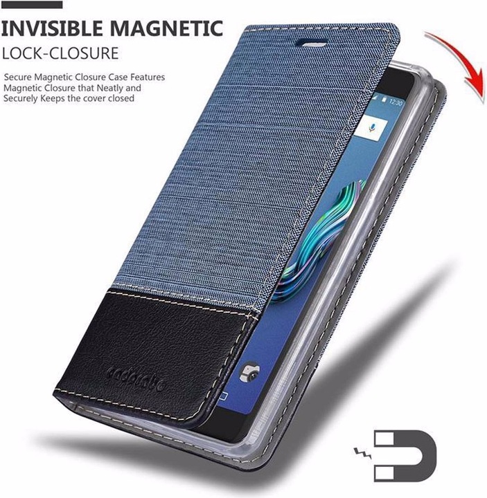 Actual product image Cadorabo Book Jeans Optics Cover (Wiko Tommy 3)