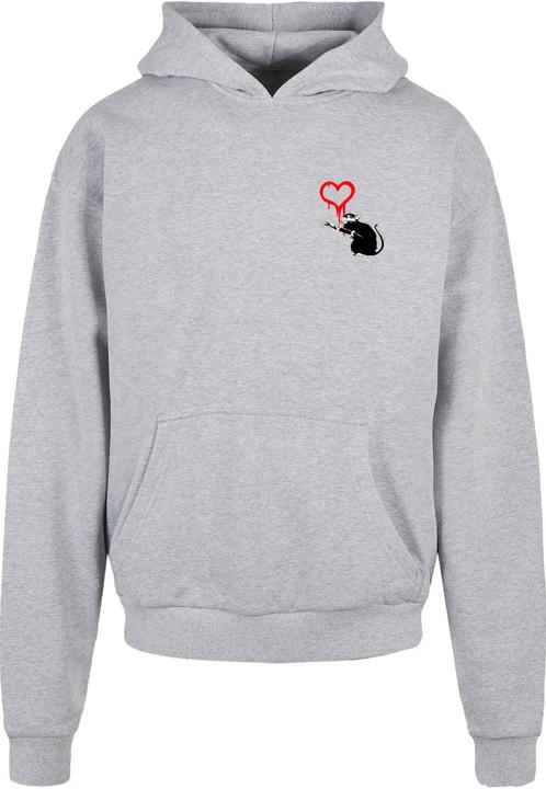 Produktbild Merchcode Banksy - Love Rat Ultra Heavy Hoody - 192751 (M)