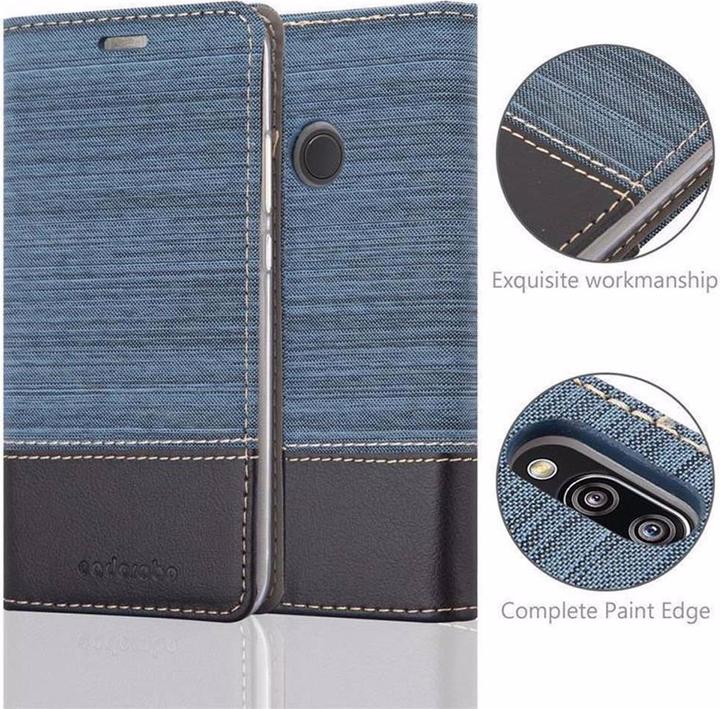 Actual product image Cadorabo Book Jeans Optics Cover (Huawei P20 Lite)