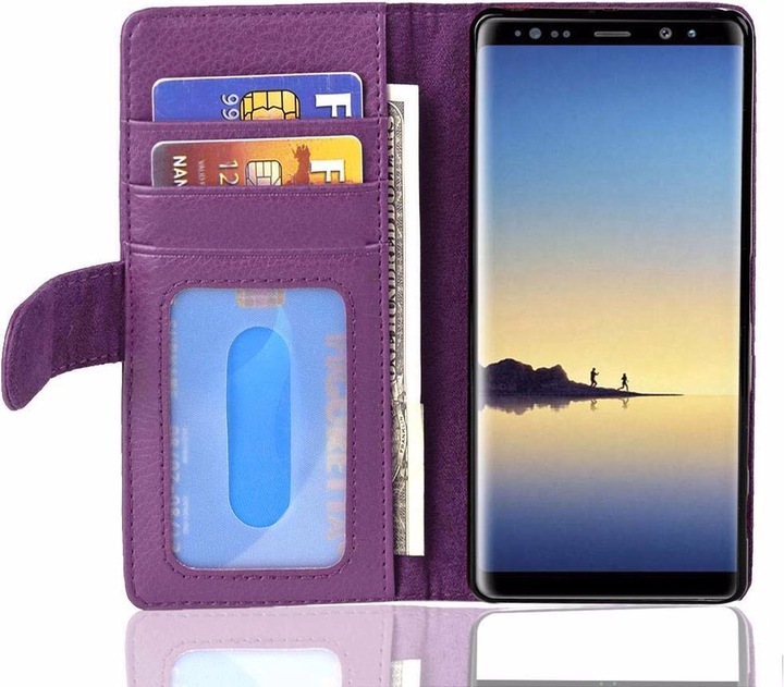 Actual product image Cadorabo Book with 3 card slots cover (Samsung Galaxy Note 8)