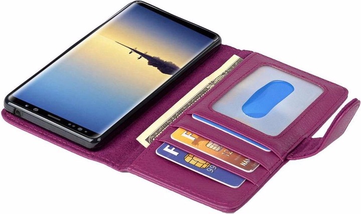 Actual product image Cadorabo Book with 3 card slots cover (Samsung Galaxy Note 8)