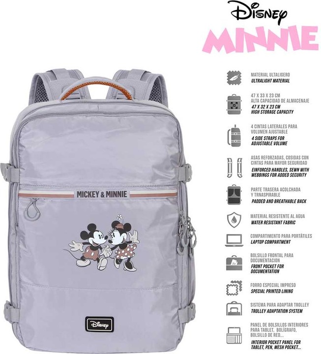 Produktbild Karactermania Large Mercury Travel Backpack 47x23x33cm Face