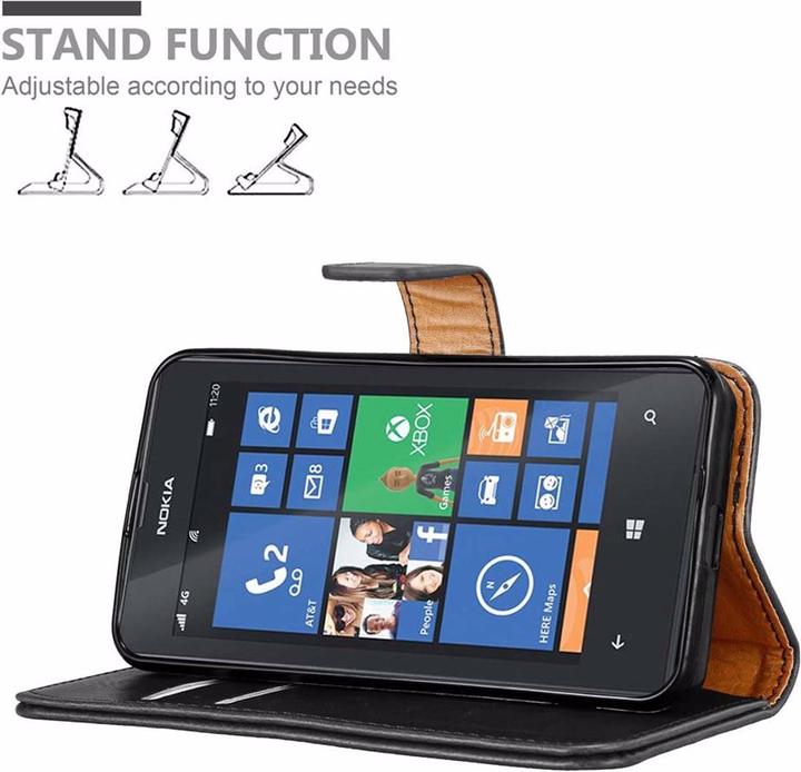 Actual product image Cadorabo Book Luxury Cover (Nokia Lumia 520, Nokia Lumia 521)
