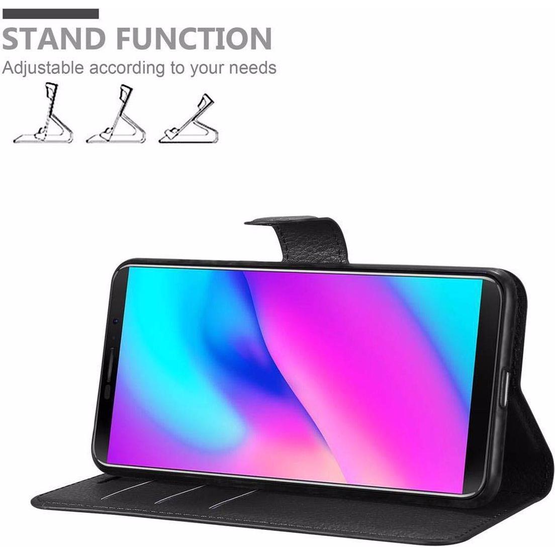 Thumbnail - Cadorabo Book mit Standfunktion Cover (Samsung Galaxy J3), Smartphone Hülle, Schwarz