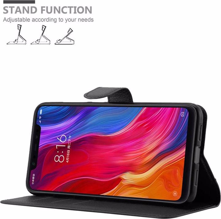 Actual product image Cadorabo Book with stand function cover (Mi 8)