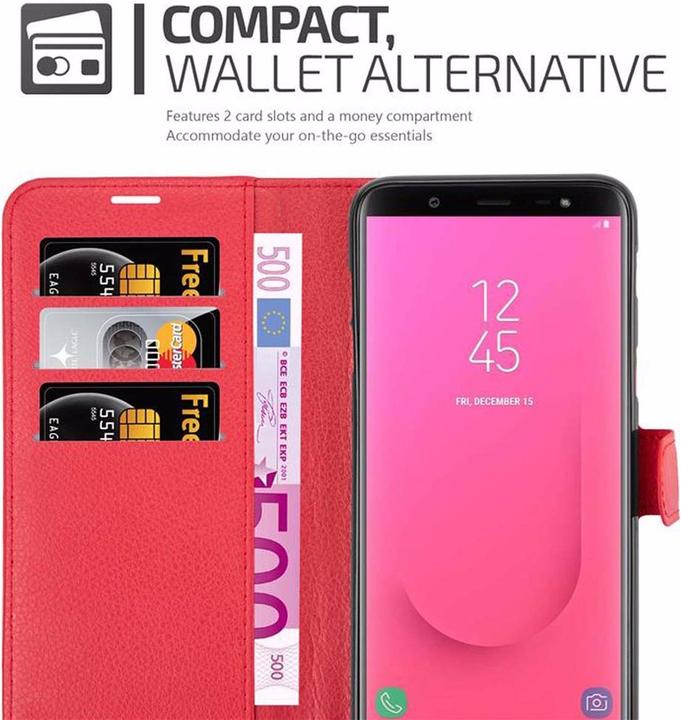 Produktbild Cadorabo Book mit Standfunktion Cover (Samsung Galaxy J8 (2018))