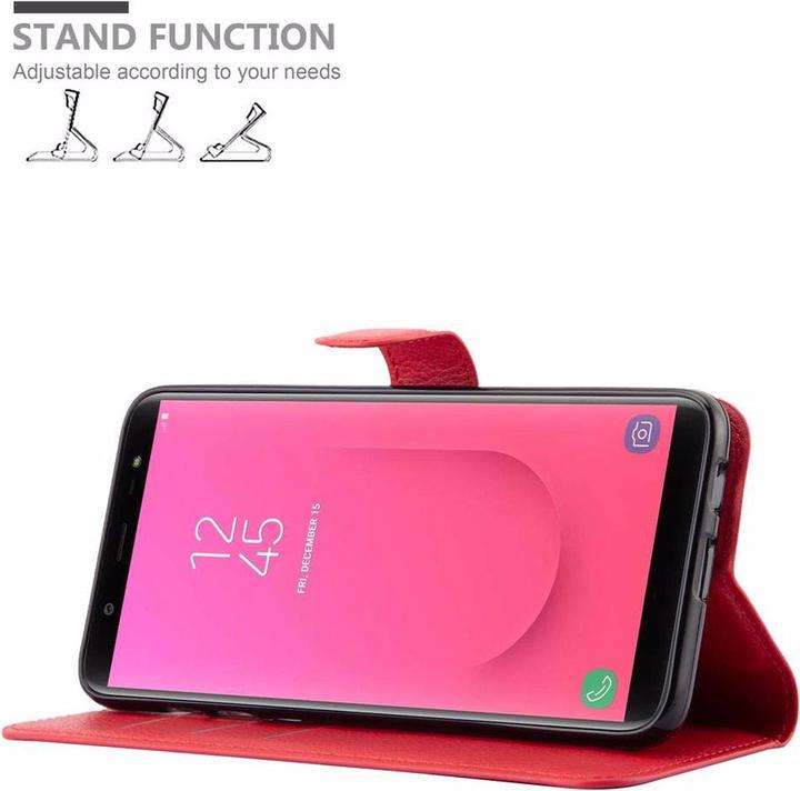Produktbild Cadorabo Book mit Standfunktion Cover (Samsung Galaxy J8 (2018))