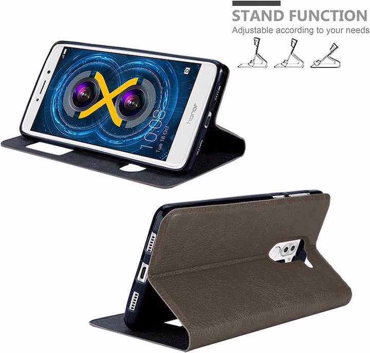 Actual product image Cadorabo Book with View double window cover (Mate 9 Lite, Fee 6X, Huawei GR5)