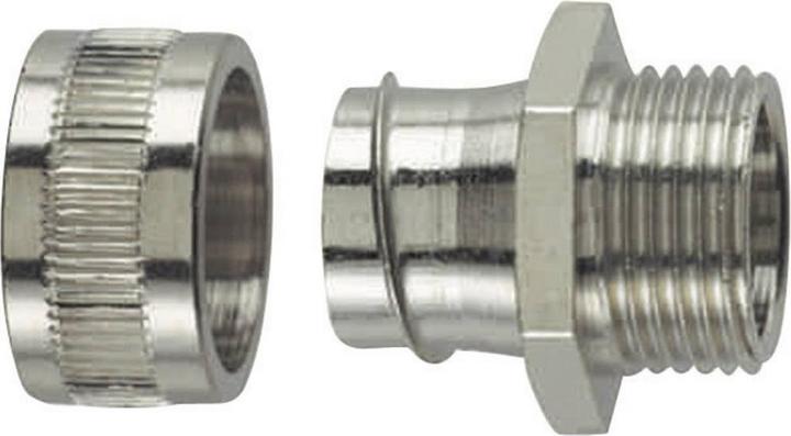 Produktbild HellermannTyton Anschlussarmatur Nennweite=20 M20 CuZn+Ni (1 cm)