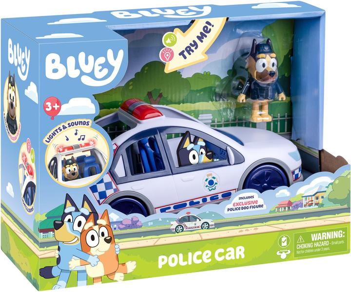 Actual product image Bluey - Police Car with Lights and Sound(90451)