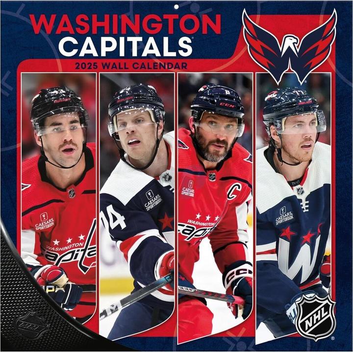 Actual product image NHL - Washington Capitals - 30.5 x 30.5 cm Team Wall Calendar 2025 (30.5 x 30.5 cm)