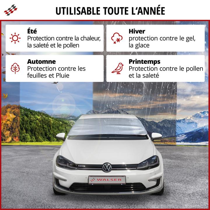 Actual product image Walser Auto-Sonnenschutz, PKW-Thermoschutz, Autoscheiben-Abdeckung 230x110 cm