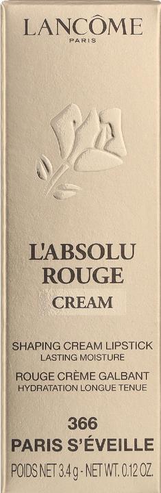 Actual product image Lancôme L'Absolu Rouge Cream 366-Paris-S'eveille (#366 Paris S'eveille)