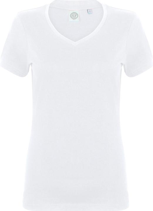 Produktbild Skinni Fit Feel Good Stretch TShirt mit VAusschnitt Kurzarm (XL)