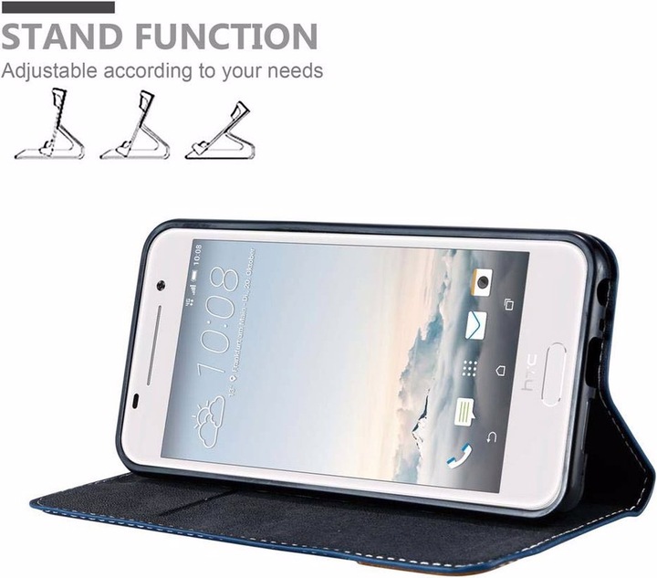 Actual product image Cadorabo Book X Wallet Cover (HTC One A9)
