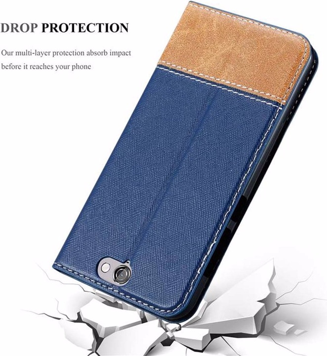 Actual product image Cadorabo Book X Wallet Cover (HTC One A9)