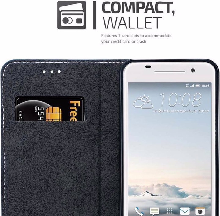 Actual product image Cadorabo Book X Wallet Cover (HTC One A9)