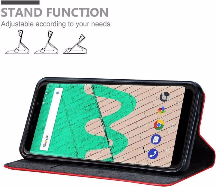 Actual product image Cadorabo Book Invisible Magnet Cover (Wiko View Max)