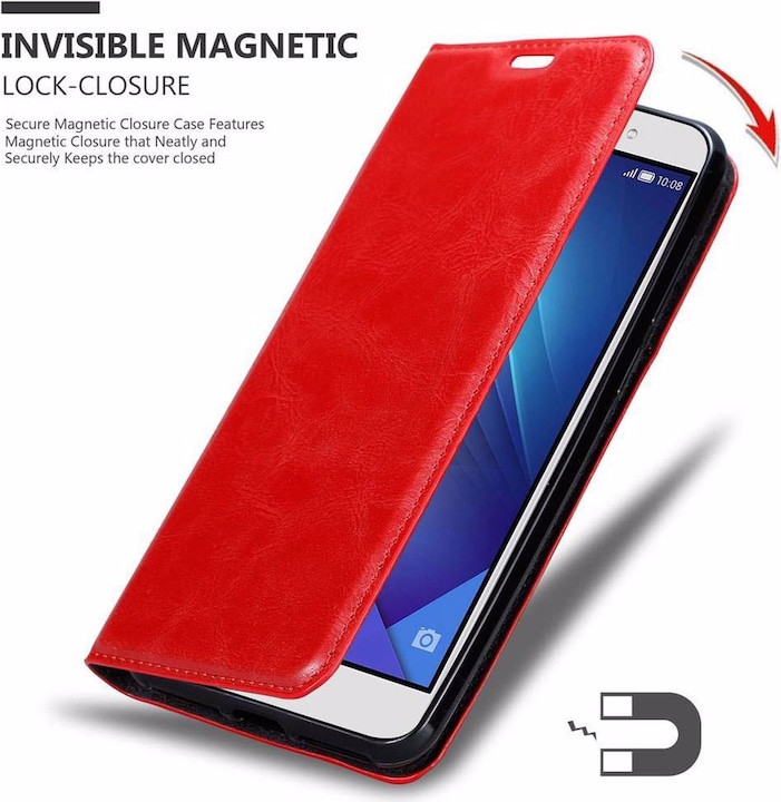 Actual product image Cadorabo Book Invisible Magnet Cover (Honor 7)