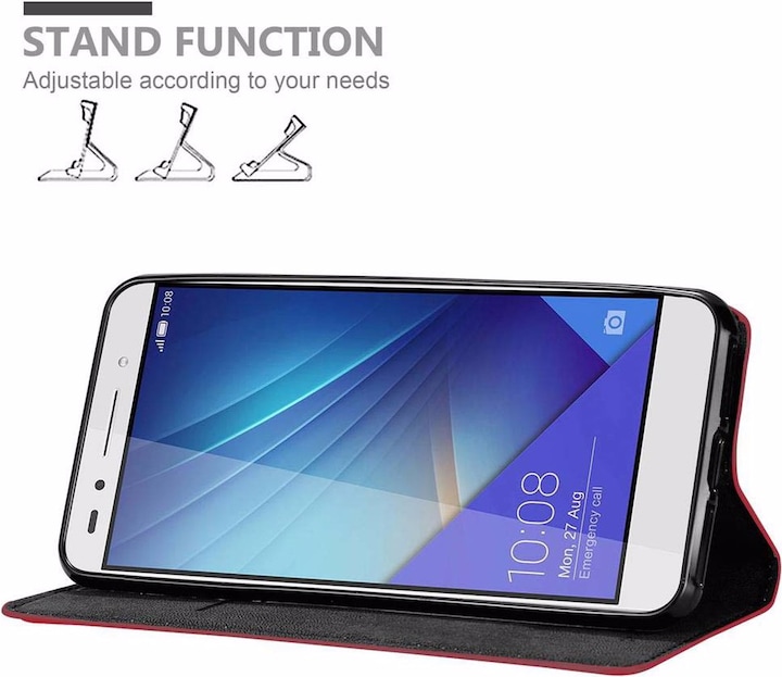 Actual product image Cadorabo Book Invisible Magnet Cover (Honor 7)