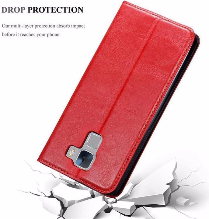 Actual product image Cadorabo Book Invisible Magnet Cover (Honor 7)