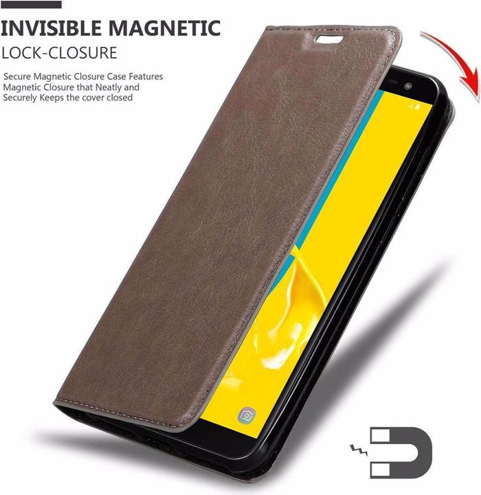 Immagine prodotto Cadorabo Copertina magnetica invisibile del libro (Samsung Galaxy J6 (2018))