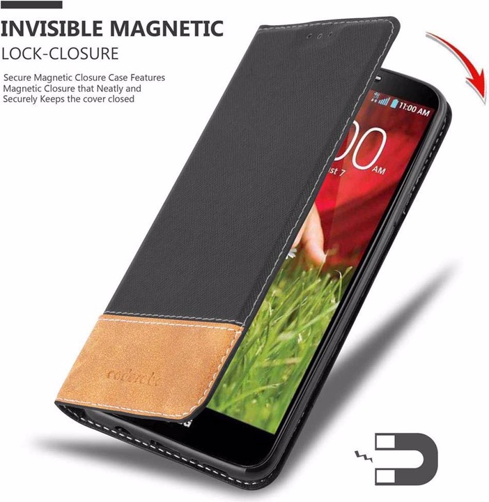 Actual product image Cadorabo Book X Wallet Cover (LG G2)