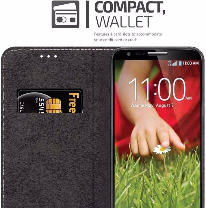 Actual product image Cadorabo Book X Wallet Cover (LG G2)