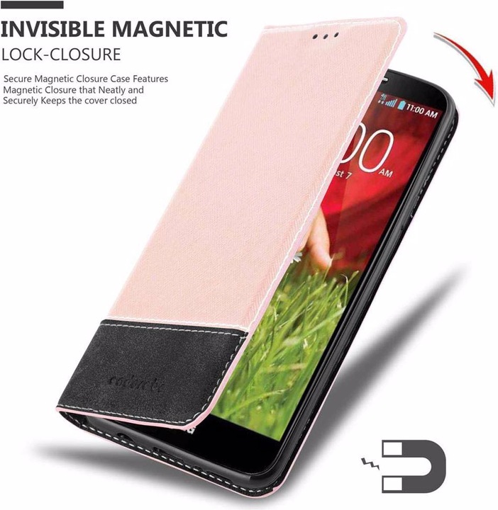 Actual product image Cadorabo Book X Wallet Cover (LG G2)