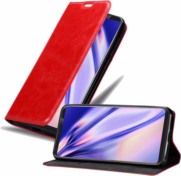 Actual product image Cadorabo Book Invisible Magnet Cover (LG V35 ThinQ)