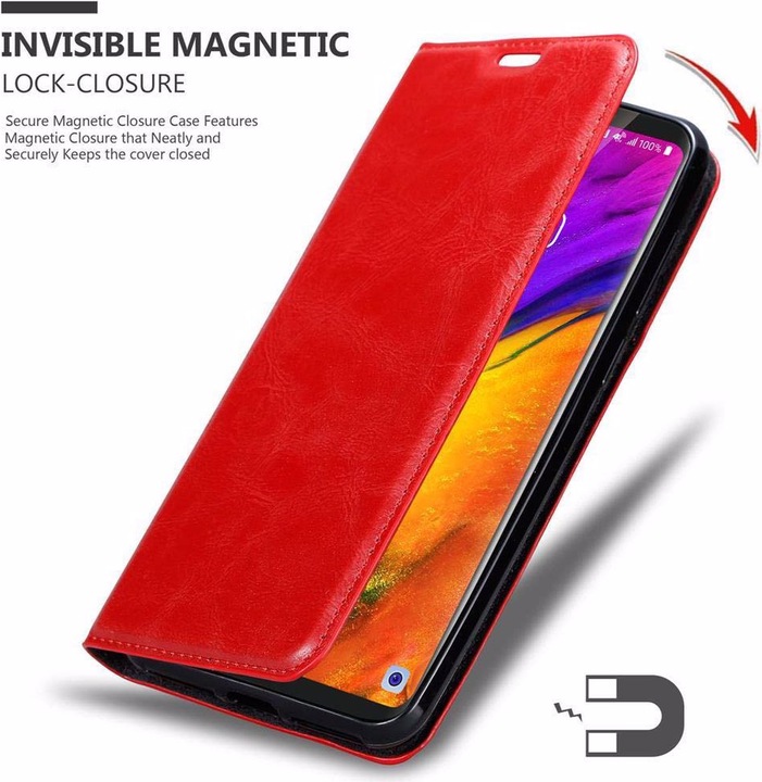 Actual product image Cadorabo Book Invisible Magnet Cover (LG V35 ThinQ)