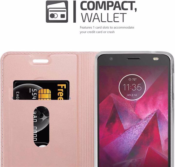Actual product image Cadorabo Book Classy Style Cover (Motorola Moto Z)