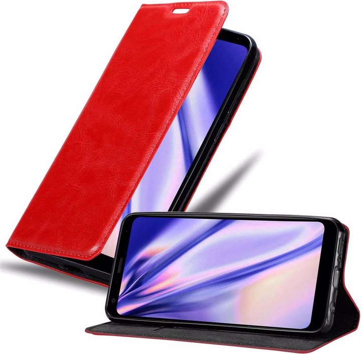 Actual product image Cadorabo Book Invisible Magnet Cover (LG Q7a)