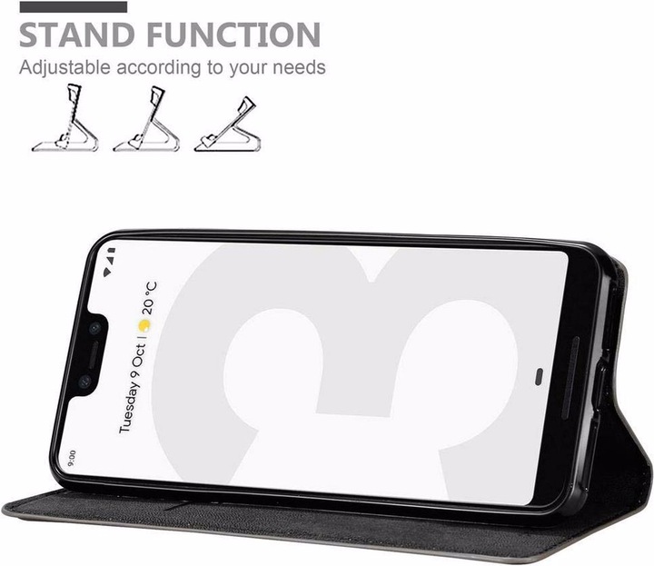 Actual product image Cadorabo Book Invisible Magnet Cover (Google Pixel 3 XL)