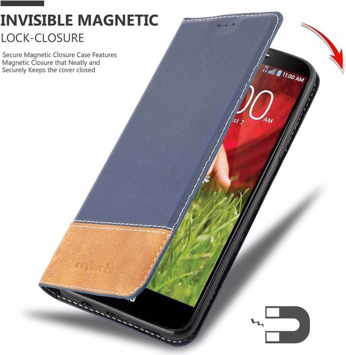 Actual product image Cadorabo Book X Wallet Cover (LG G2)
