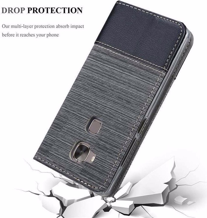 Actual product image Cadorabo Book Jeans Optics Cover (GX8, G8, Huawei G7 Plus)