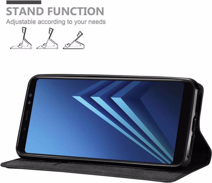 Actual product image Cadorabo Book Invisible Magnet Cover (Samsung Galaxy A8 (2018))